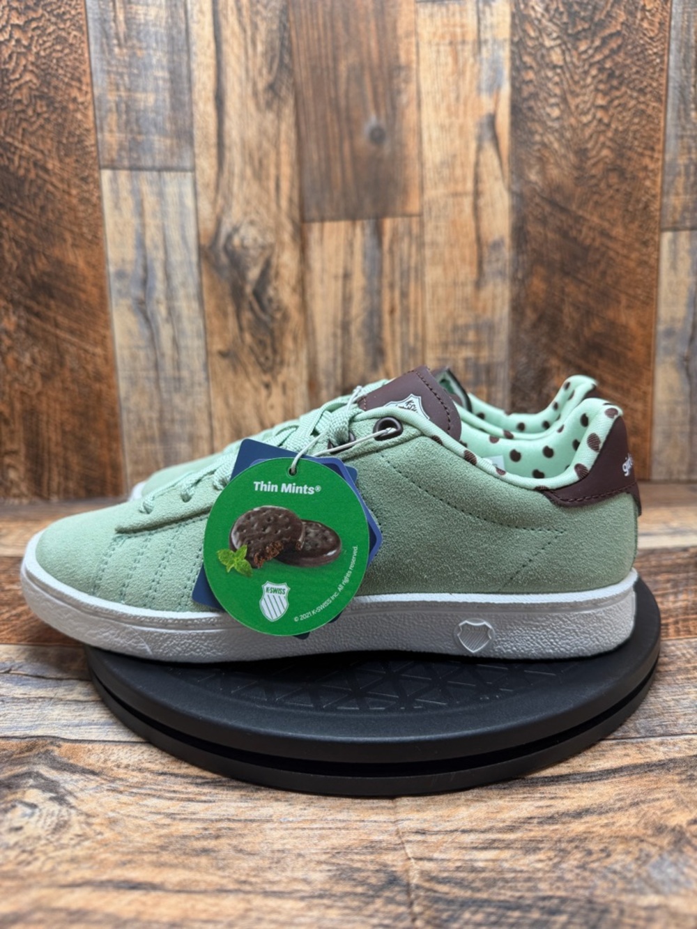 K-Swiss X Girl Scouts K Swiss Thin Mints Court '66 Varsity Low Scout SNEAKERS - Picture 3 of 11